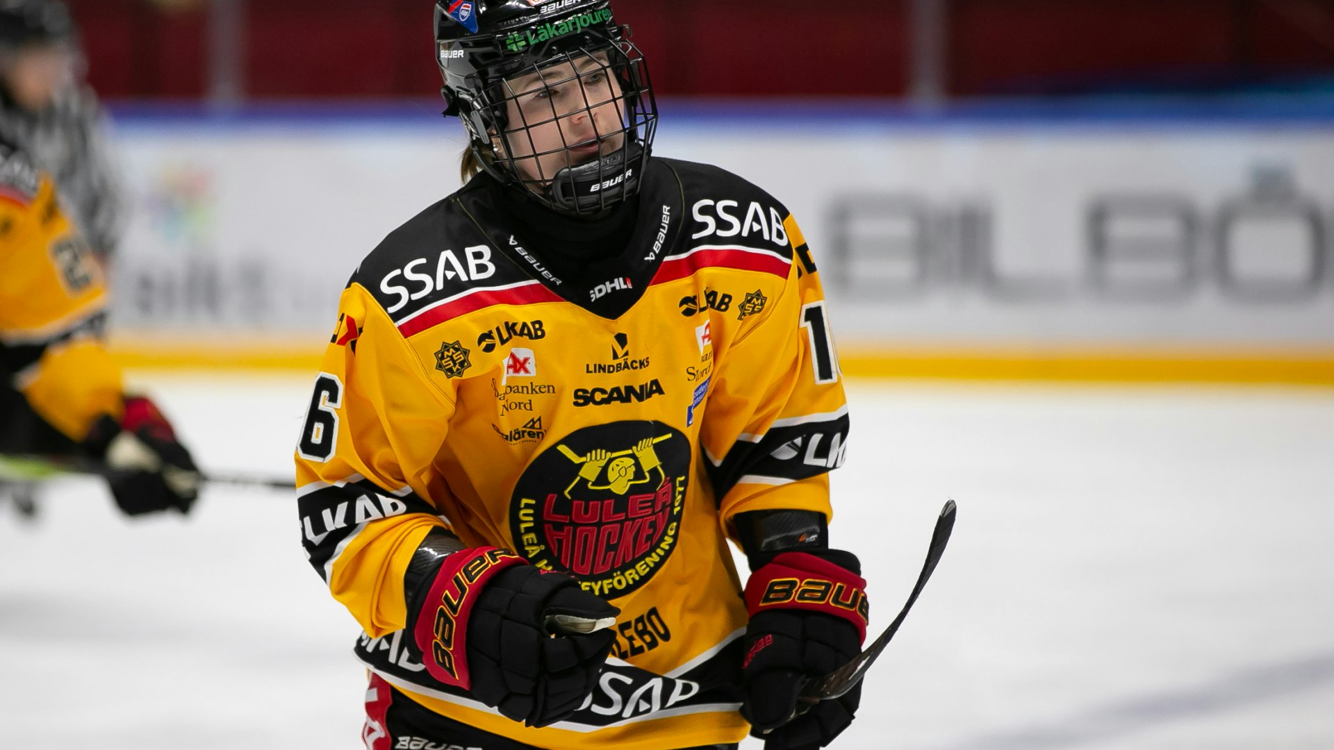 Linköping, SVERIGE - 1 December 2023 : 2-2 målskytt Luleå/MSSKs 16 Petra Nieminen
under matchen i SDHL mellan Linköping och Luleå/MSSK i Saab Arena den 1 december i Linköping ( Foto: Stefan Lindgren )
Nyckelord Keywords: Ishockey, SDHL, Linköping, Luleå/MSSK, Svenska Spel Damhockeyligan, ***Betalbild***